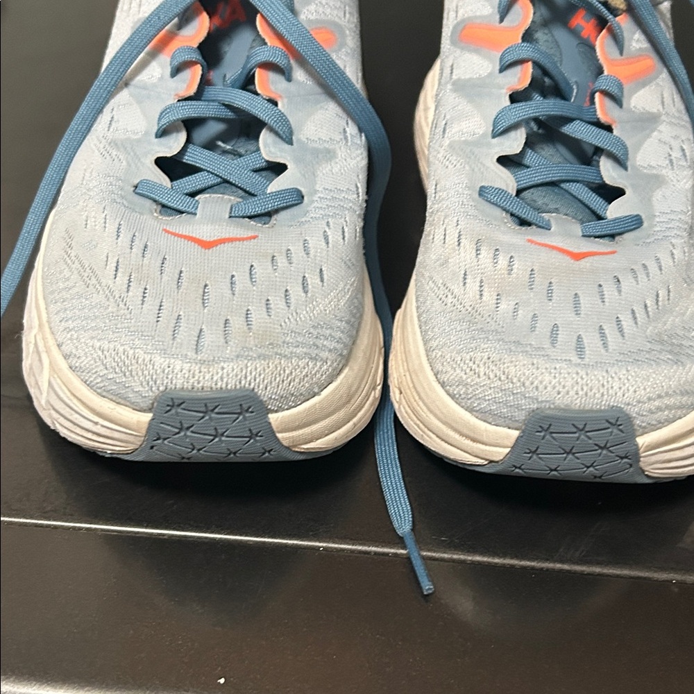 Hoka  Light Blue Athletic Running Shoes - Picture 5 of 10